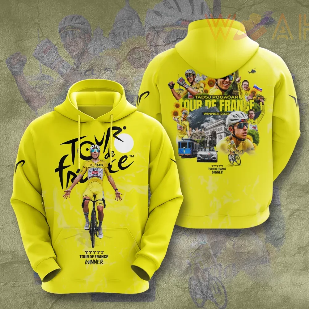 Tadej Pogacar 3D Hoodie