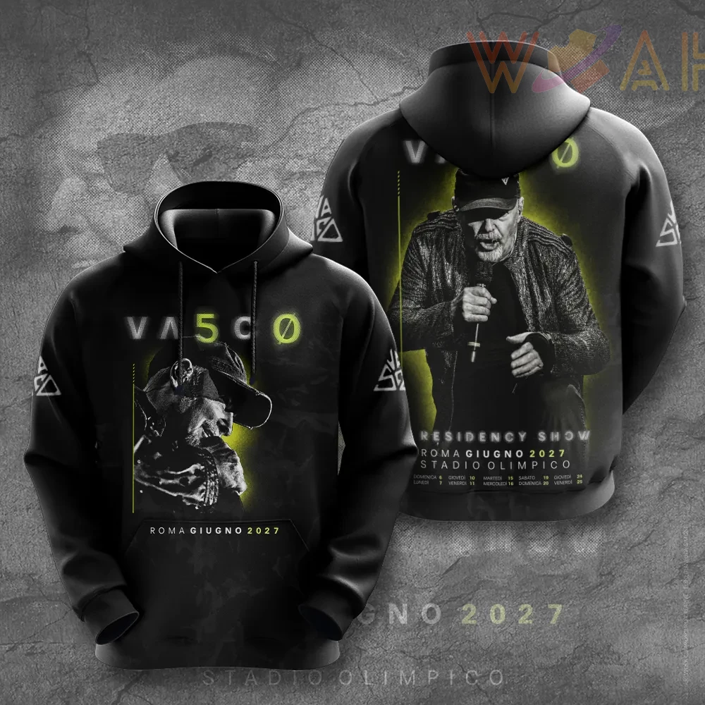 Vasco Residency Show Roma 2027 3D Hoodie