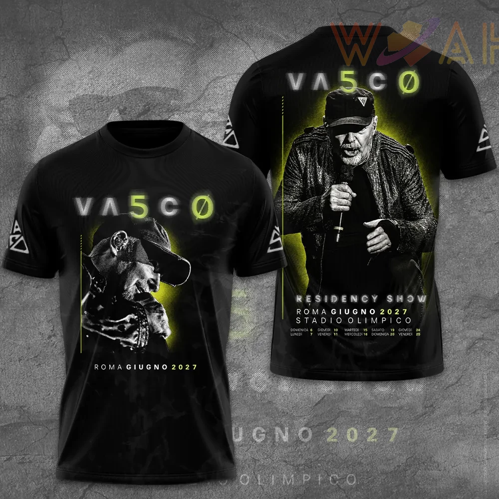 Vasco Residency Show Roma 2027 3D T shirt