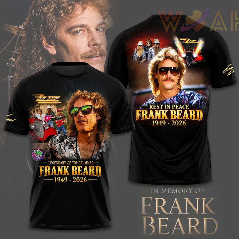 Frank Beard 3D T shirt