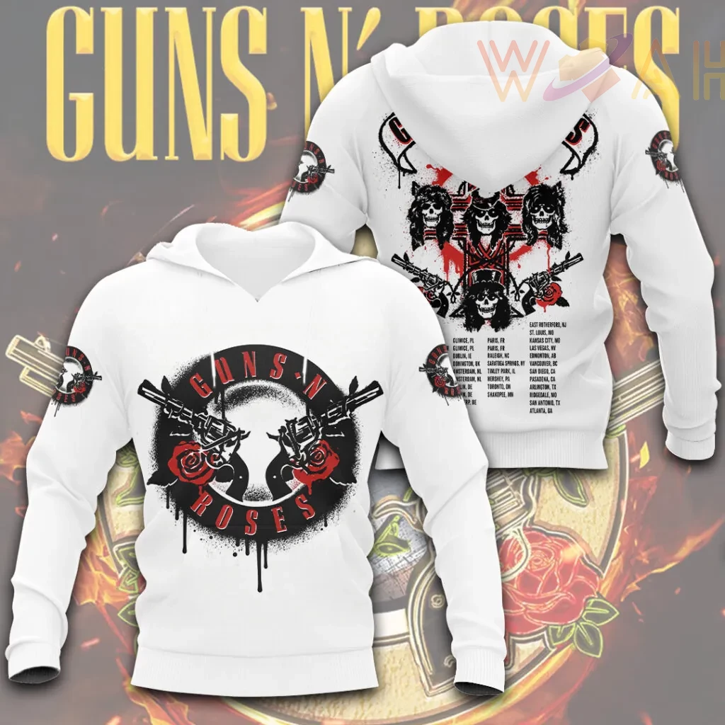 Guns N Roses new 2026 3D Hoodie