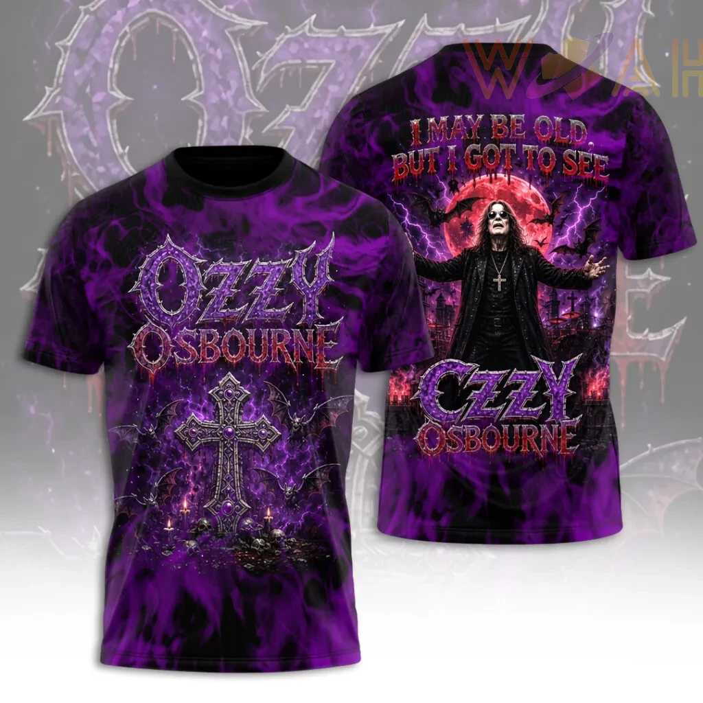 Ozzy Osbourne I May Be Old But I Got A See 3D T shirt