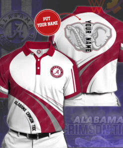 Alabama Crimson Tide 3D Polo 01