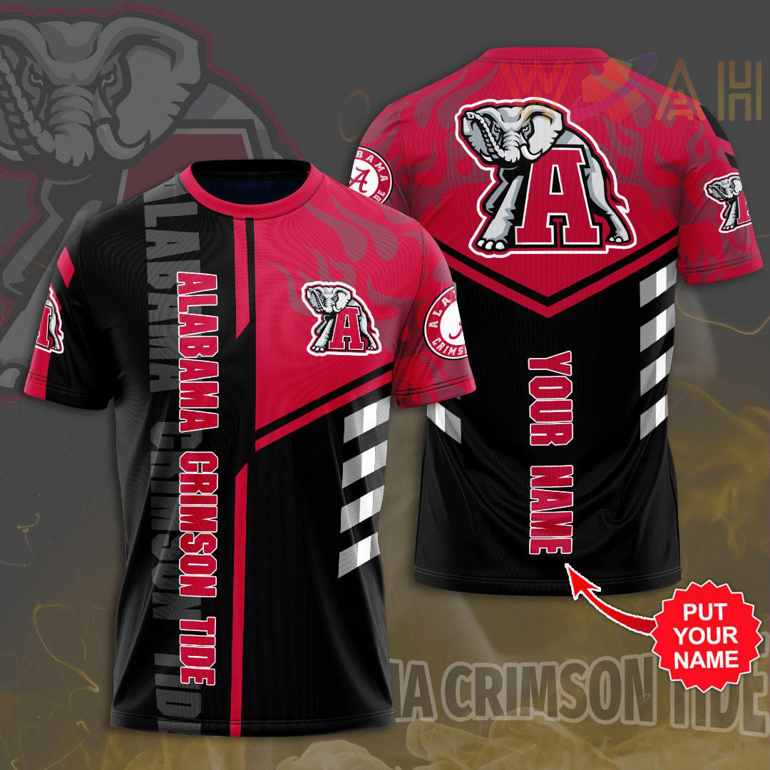 Alabama Crimson Tide 3D T shirt 06
