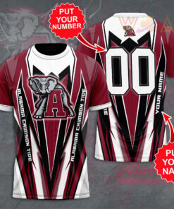 Alabama Crimson Tide 3D T shirt 07