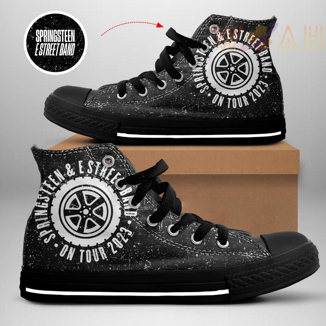 Bruce Springsteen High Top Canvas Shoe WOAHTEE23623S1 Design 2