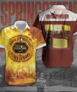 Bruce Springsteen short sleeve dress shirts WOAHTEE19723S4