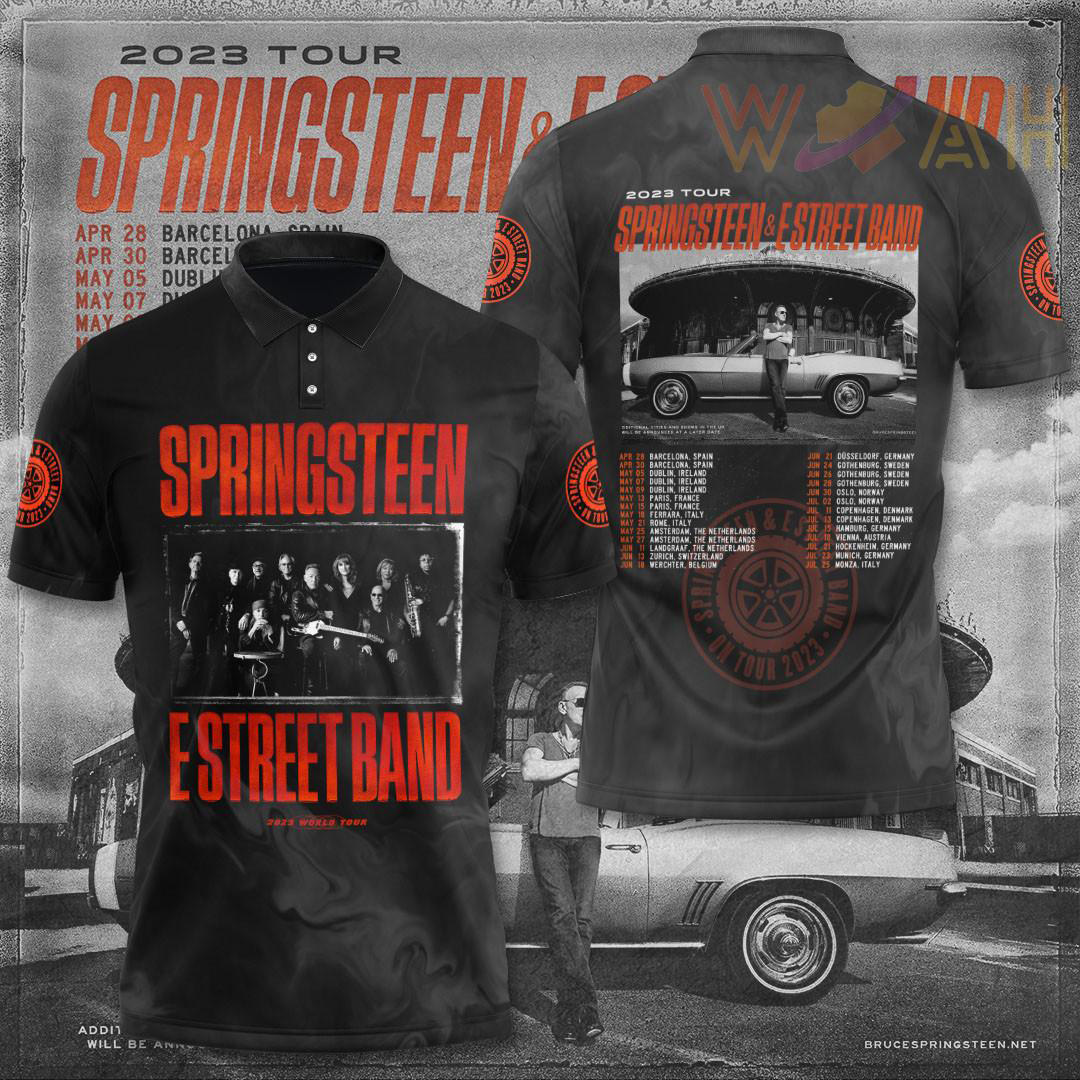 Bruce Springsteen x E Street Band polo WOAHTEE31723S3