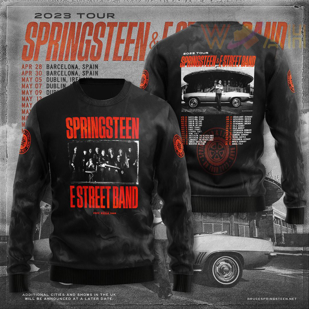 Bruce Springsteen x E Street Band sweatshirt WOAHTEE31723S3
