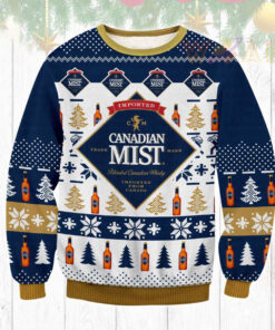 Canadian Mist blended whisky Ugly Christmas 3D Sweater