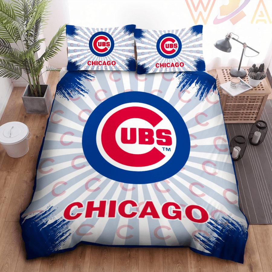Chicago Cubs bedding set – duvet cover pillow shams 02