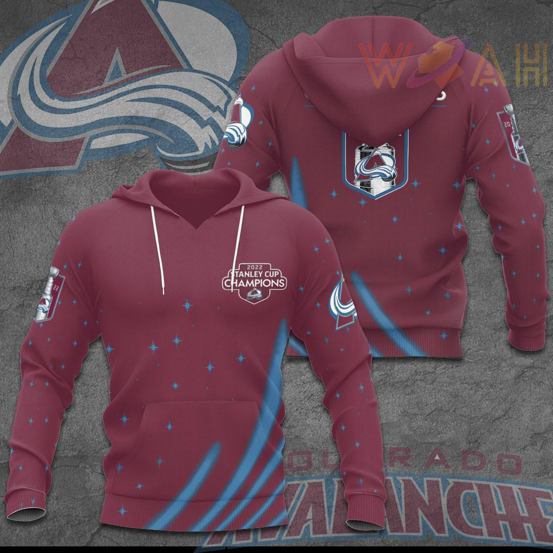 Colorado Avalanche 3D Hoodie NHLCA005