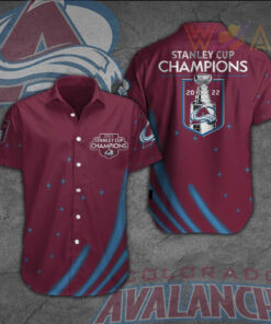 Colorado Avalanche 3D Sleeve Dress Shirt NHLCA005