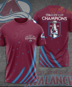 Colorado Avalanche 3D T shirt NHLCA005