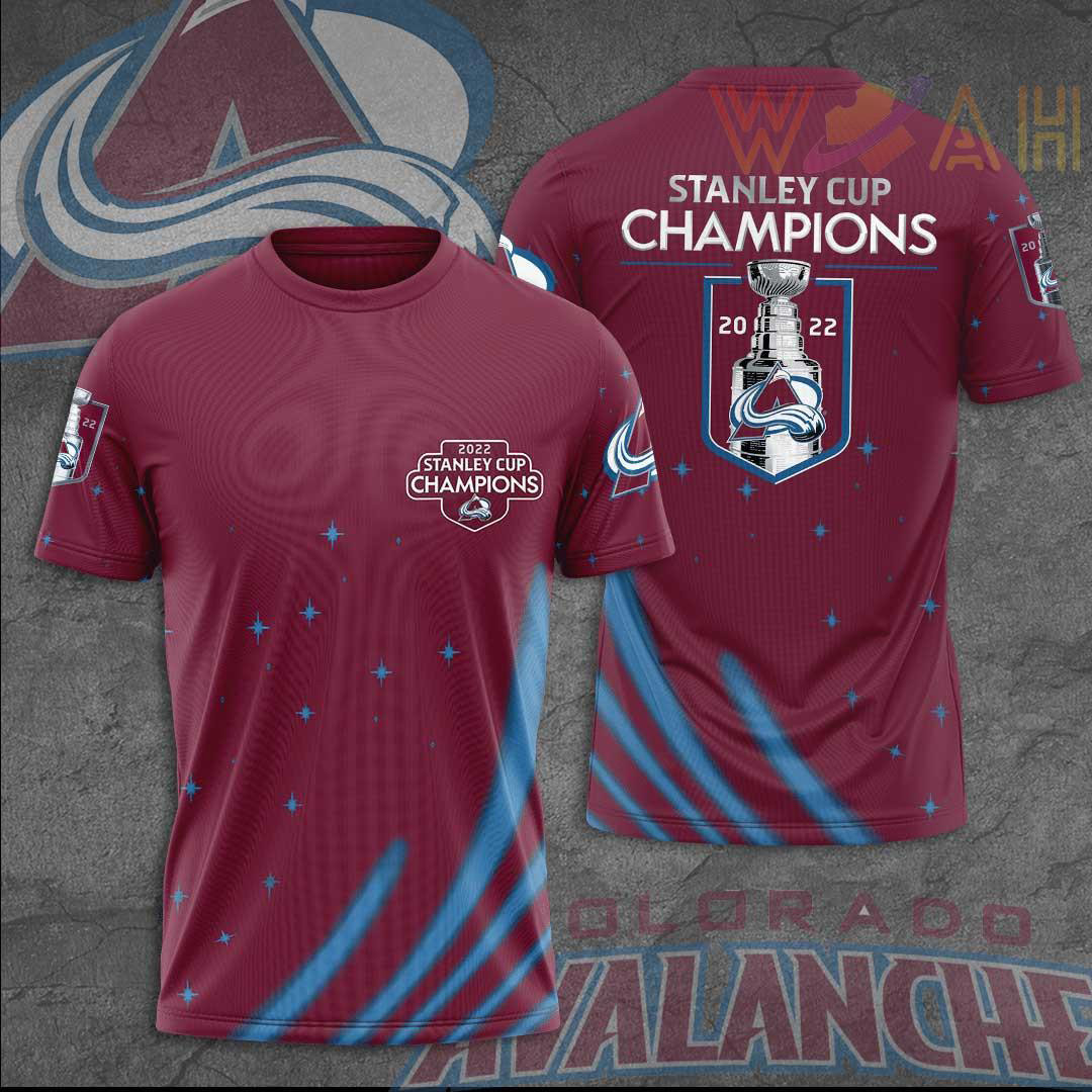 Colorado Avalanche 3D T shirt NHLCA005