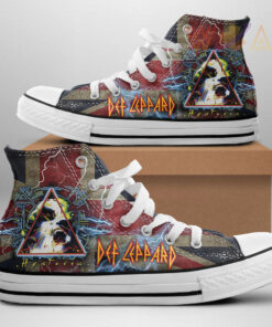 Def Leppard Canvas High top shoe WOAHTEE24523S4 Design 2