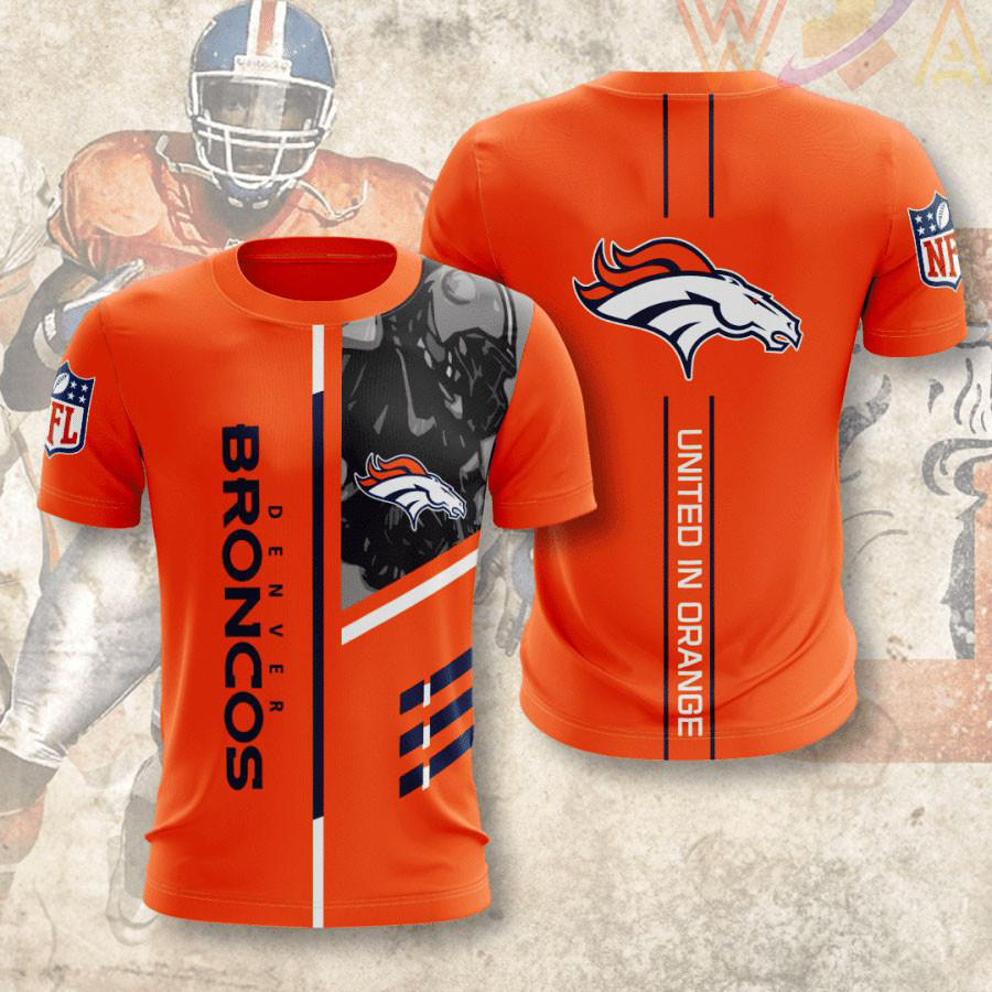 Denver Broncos 3D T shirt 01