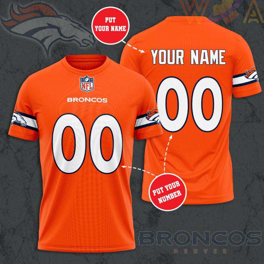 Denver Broncos 3D T shirt 05