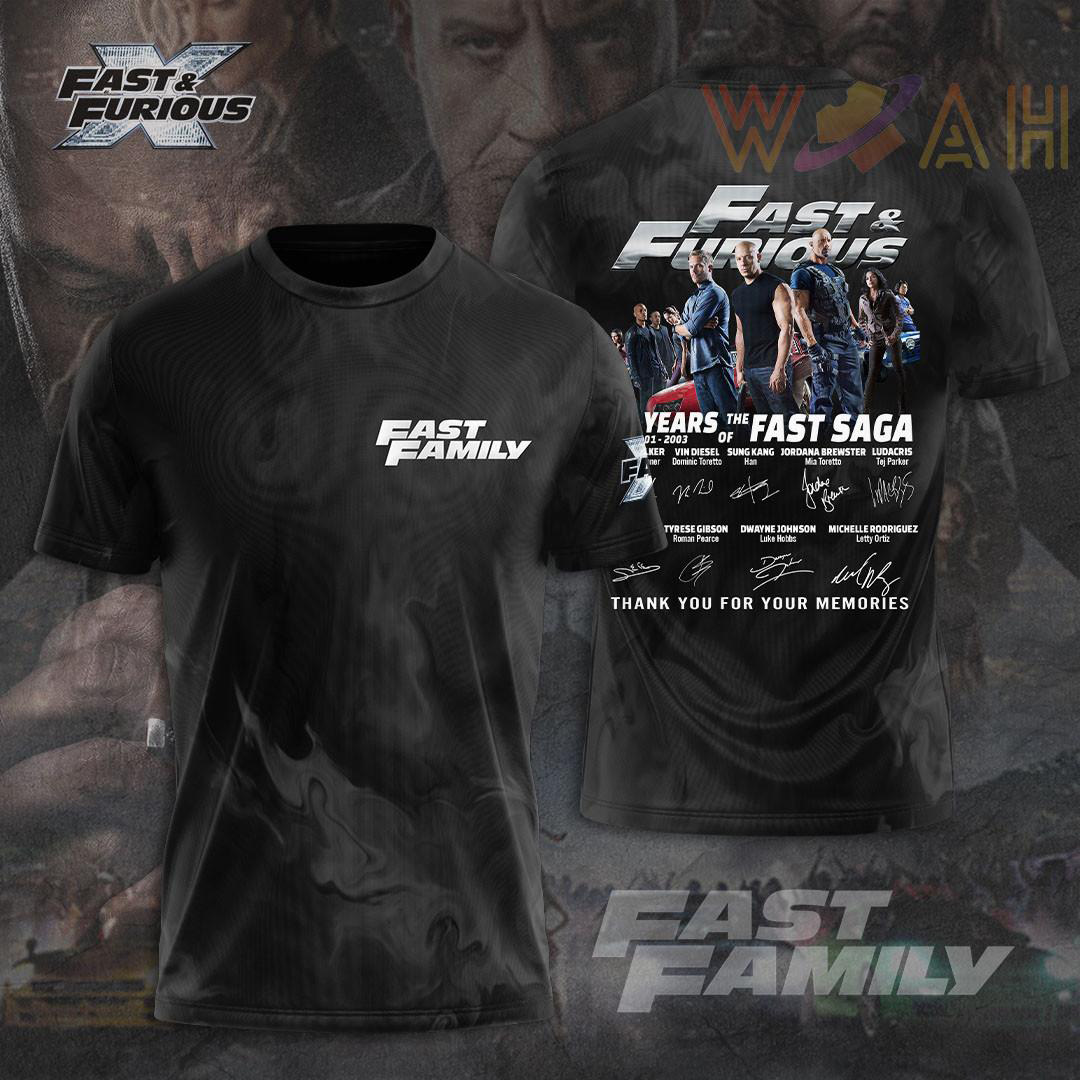Fast And Furious T shirt WOAHTEE10823S2