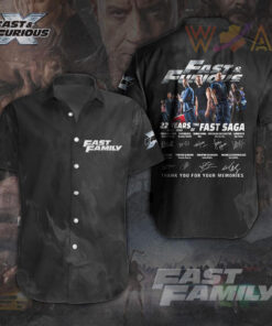 Fast And Furious short sleeve dress shirts WOAHTEE22723S1