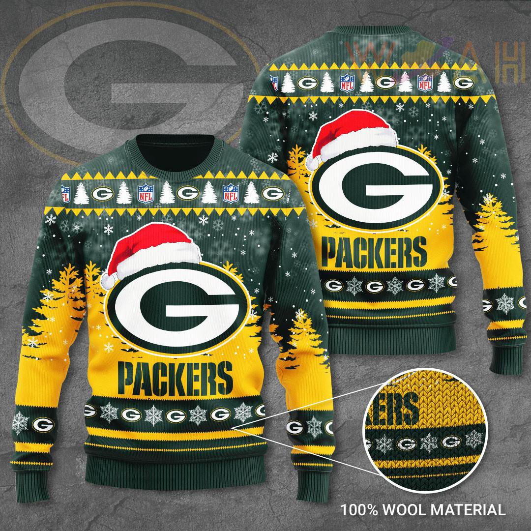 Green Bay Packers 3D Ugly Sweater