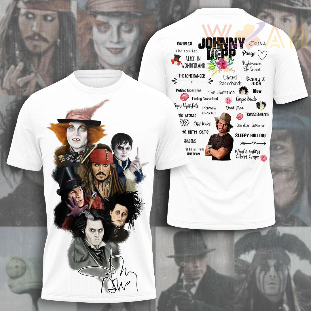 Johnny Depp T shirt WOAHTEE21623S2