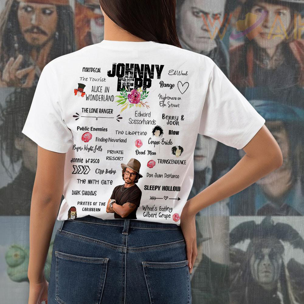 Johnny Depp T shirt WOAHTEE21623S2B