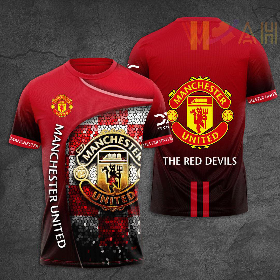 Manchester United 3D T shirt