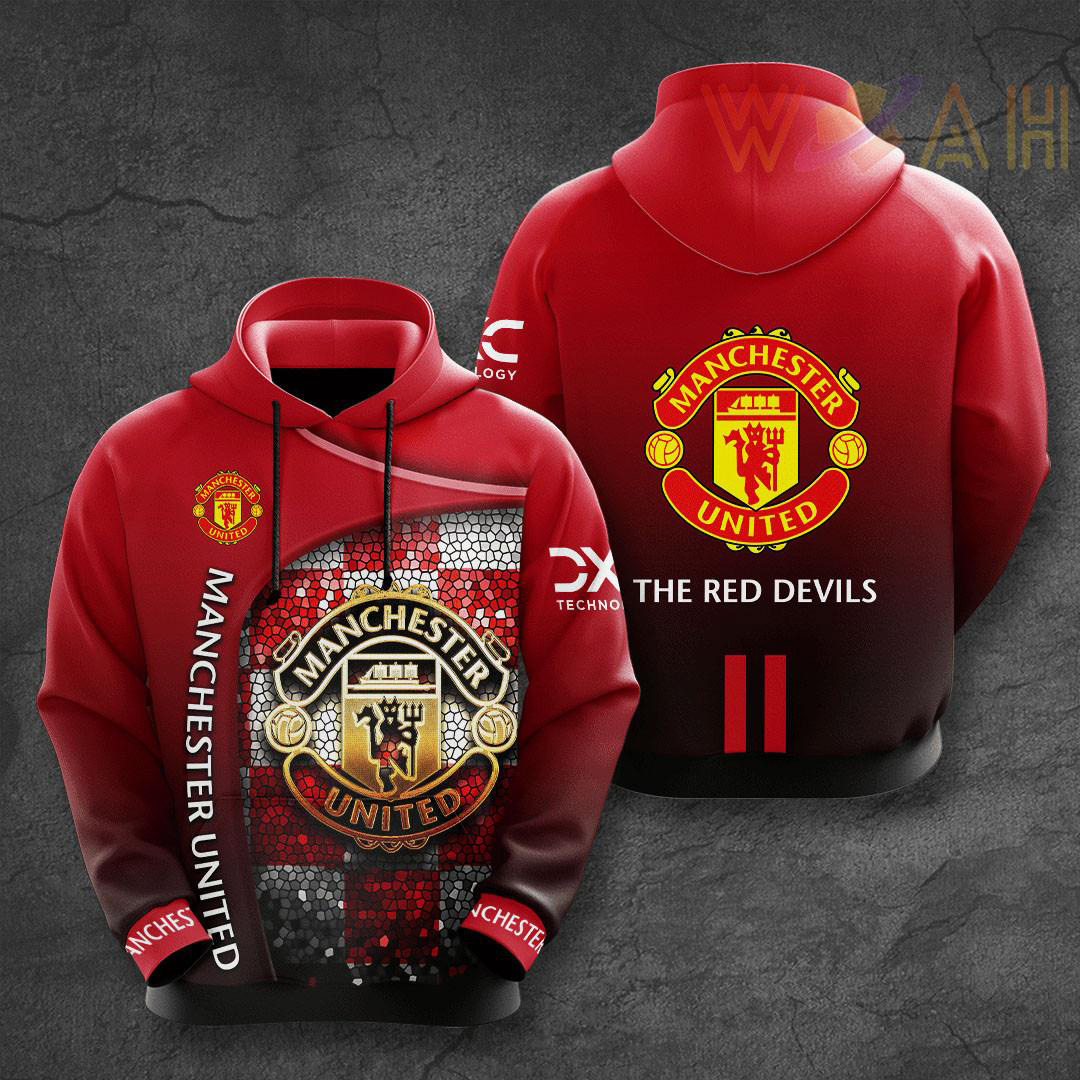 Manchester United 3D hoodie