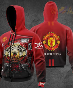 Manchester United 3D zip hoodie