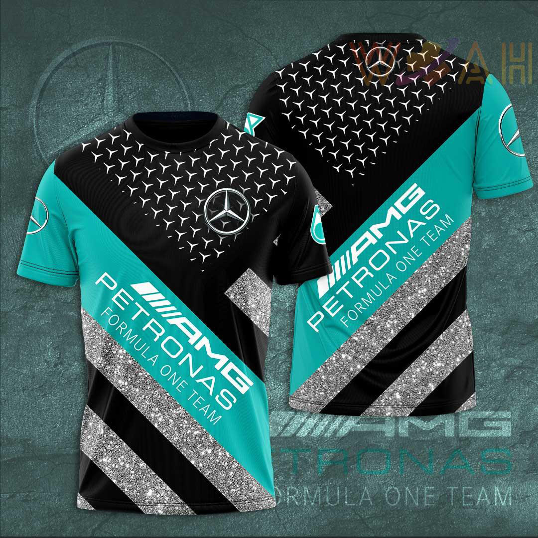 Mercedes AMG Petronas F1 Team 3D Apparels S30 T shirt