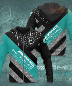Mercedes AMG Petronas F1 Team 3D Apparels S30 Zip Hoodie