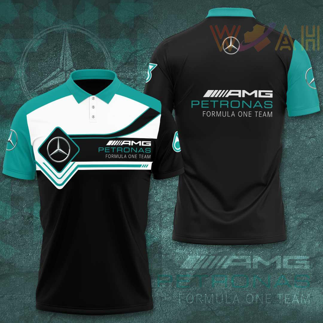 Mercedes AMG Petronas F1 Team 3D Apparels S35 Polo