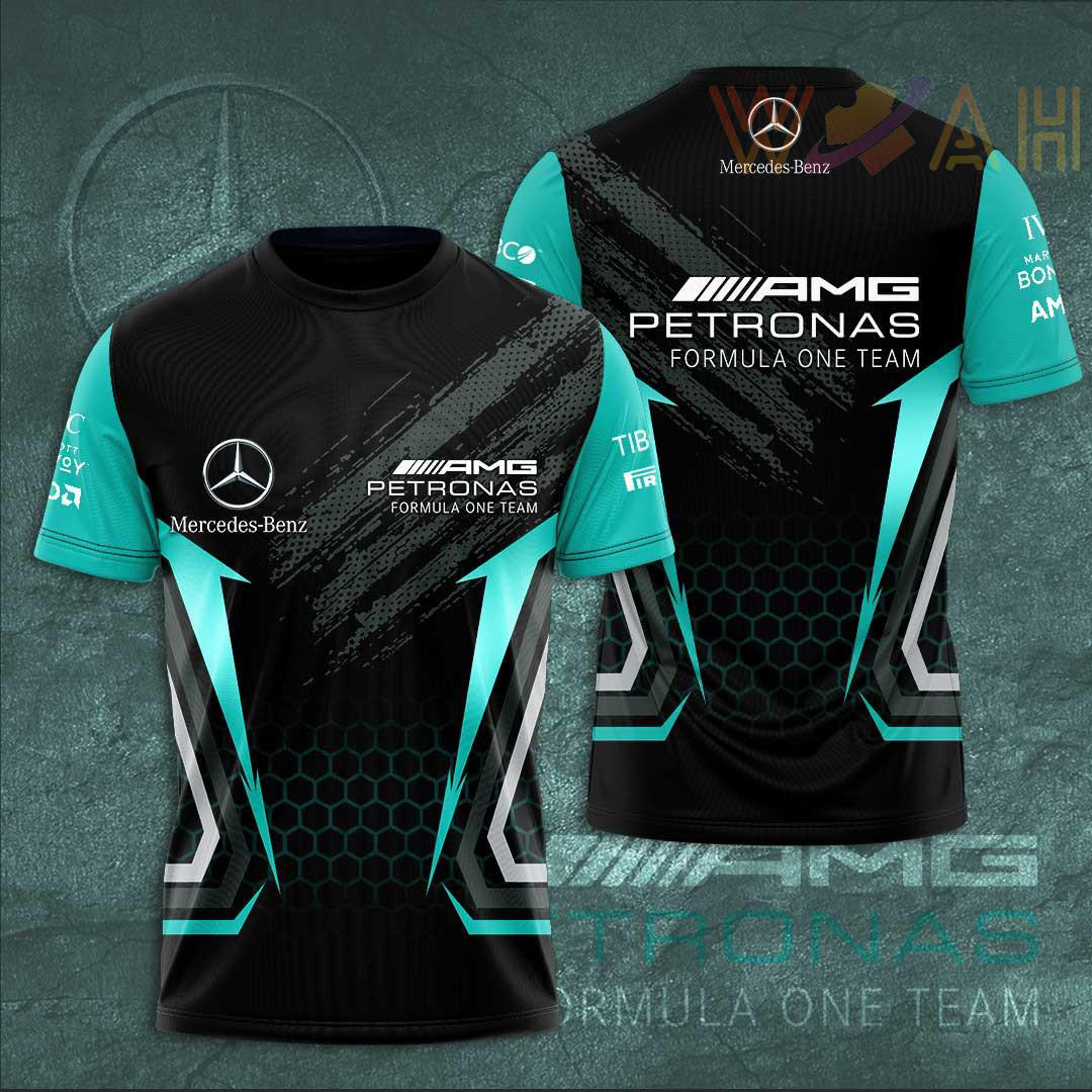 Mercedes AMG Petronas F1 Team 3D Apparels S38 T shirt