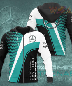 Mercedes AMG Petronas F1 Team 3D Apparels S39 Zip Hoodie