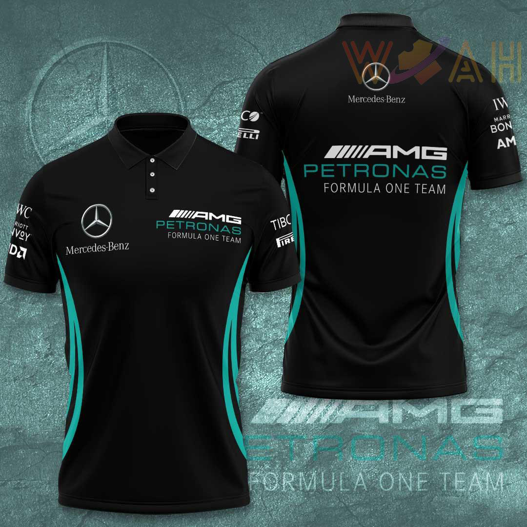 Mercedes AMG Petronas F1 Team 3D Apparels S54 Polo