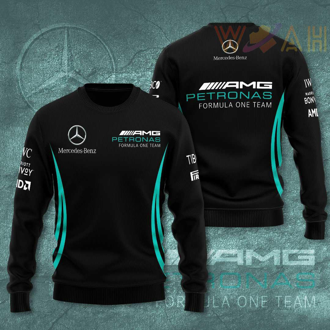 Mercedes AMG Petronas F1 Team 3D Apparels S54 Sweatshirt