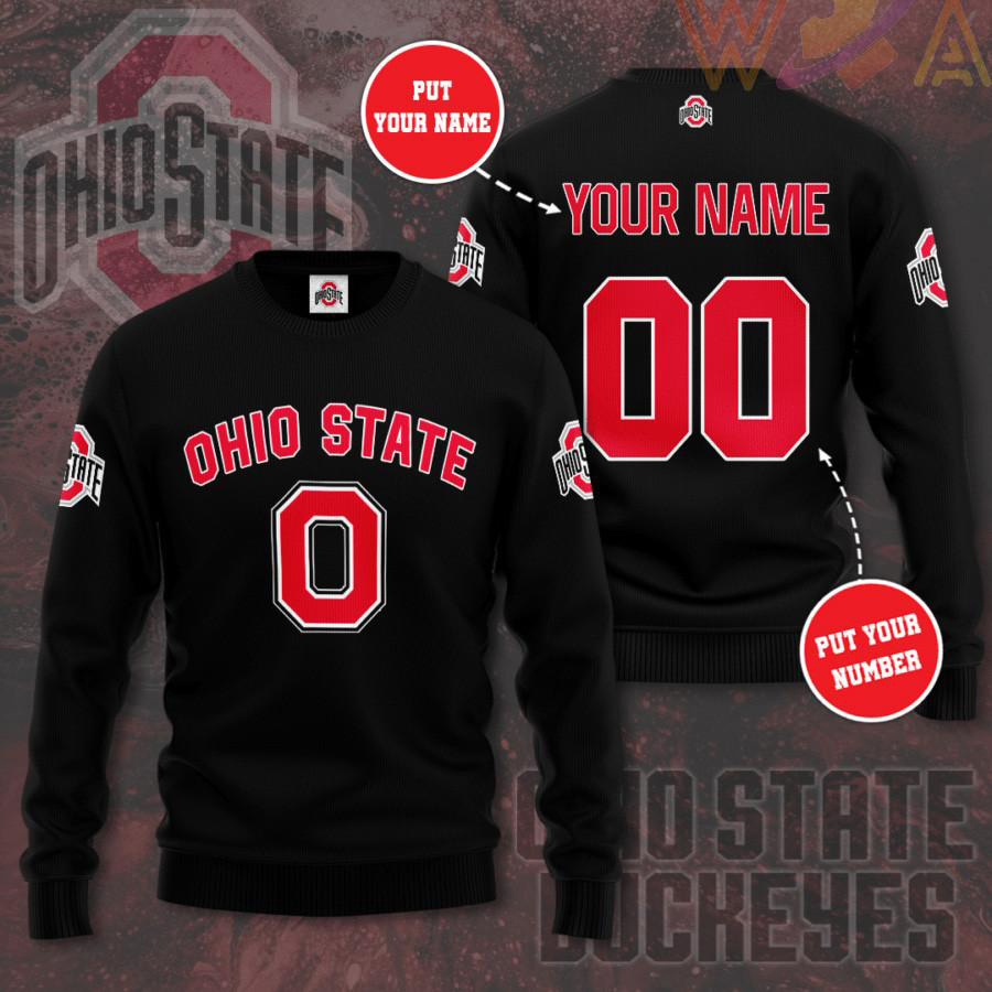 Ohio State Buckeyes 3D Sweatshirt 01