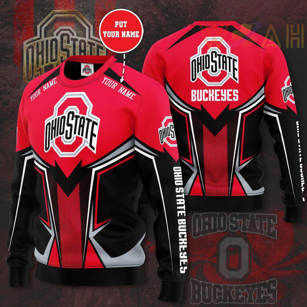 Ohio State Buckeyes 3D Sweatshirt 03