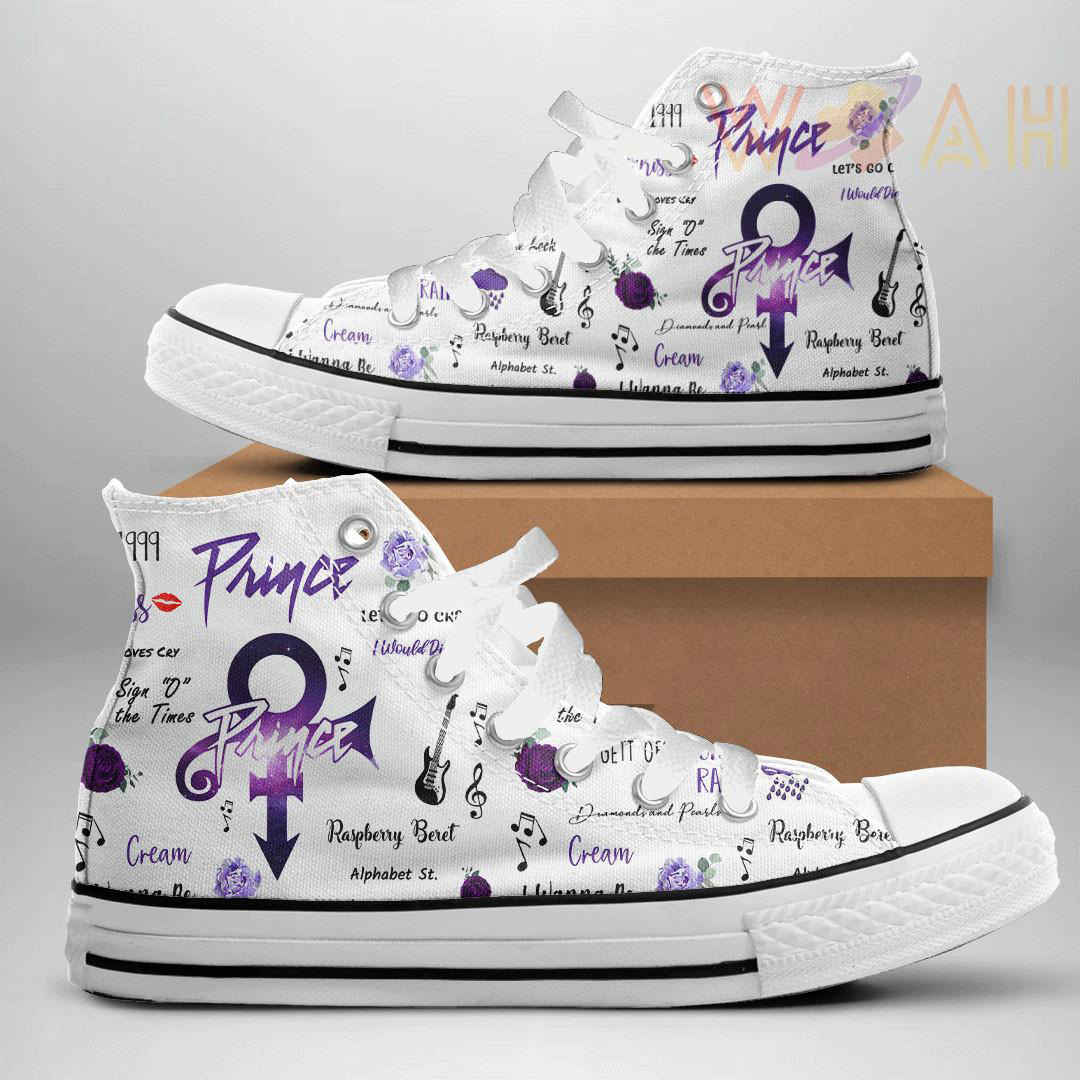 Prince High Top Canvas Shoe WOAHTEE26723S1 Design 1