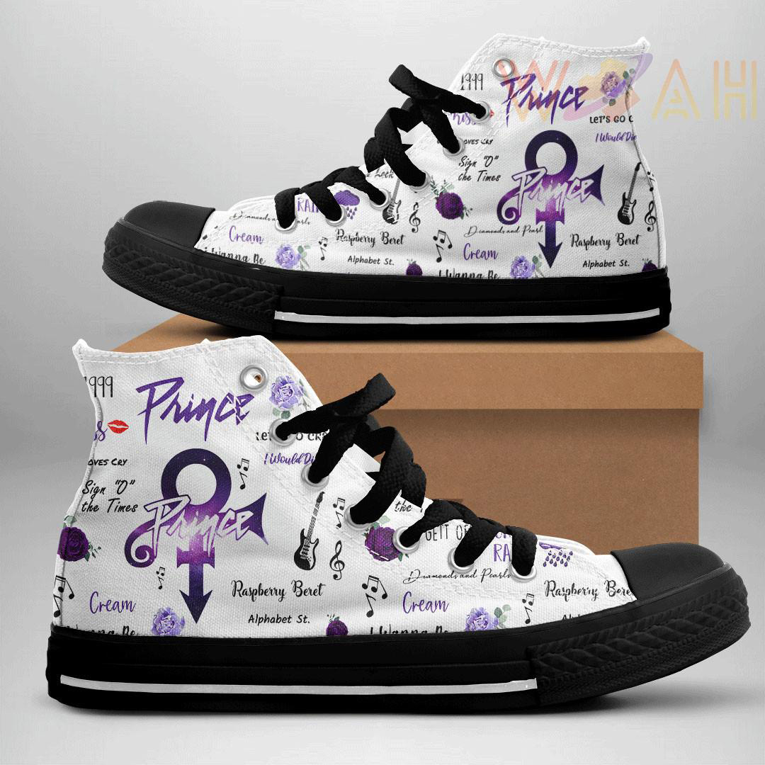 Prince High Top Canvas Shoe WOAHTEE26723S1 Design 2
