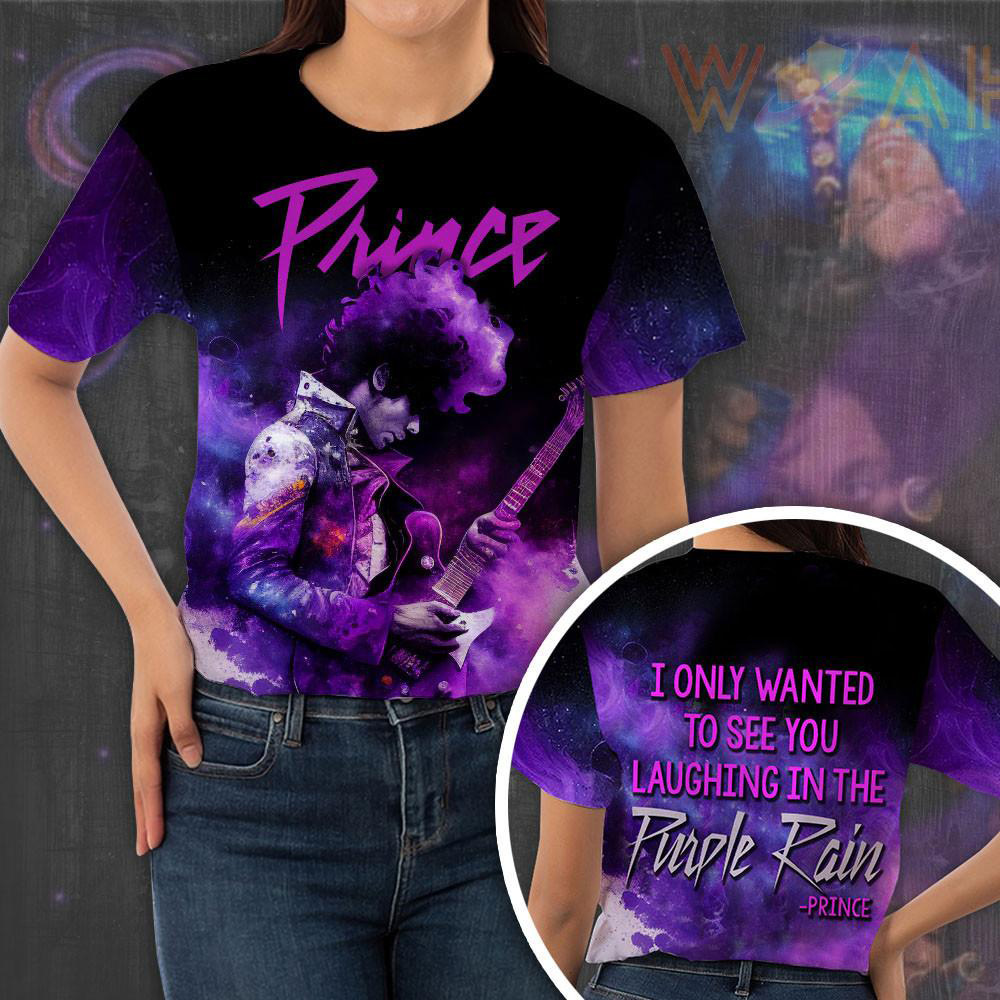 Prince Purple Rain T shirt WOAHTEE28723S3