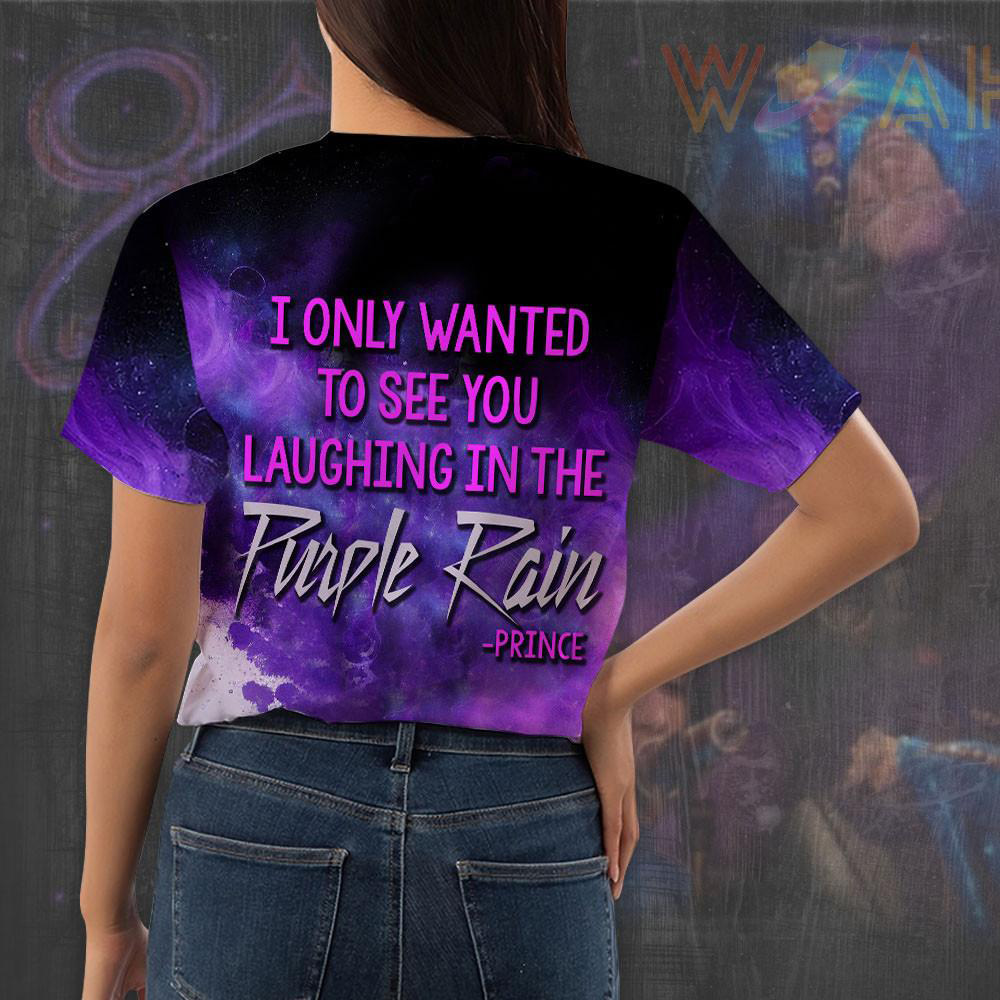 Prince Purple Rain T shirt WOAHTEE28723S3B