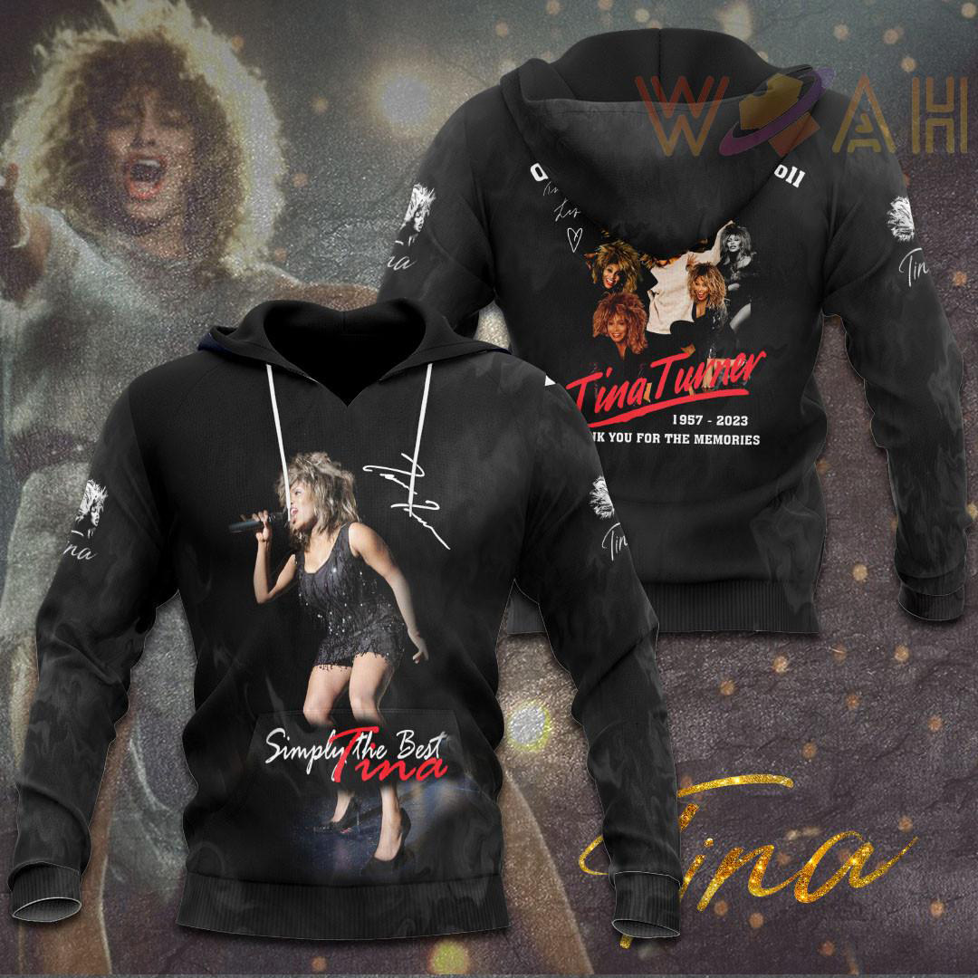 Queen Of Rock And Roll Tina Turner hoodie WOAHTEE10823S1