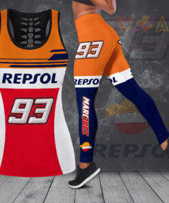 Repsol Honda Hollow Tank Top Leggings set