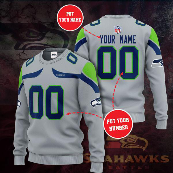 Seattle Seahawks 3D Sweatshirt 04