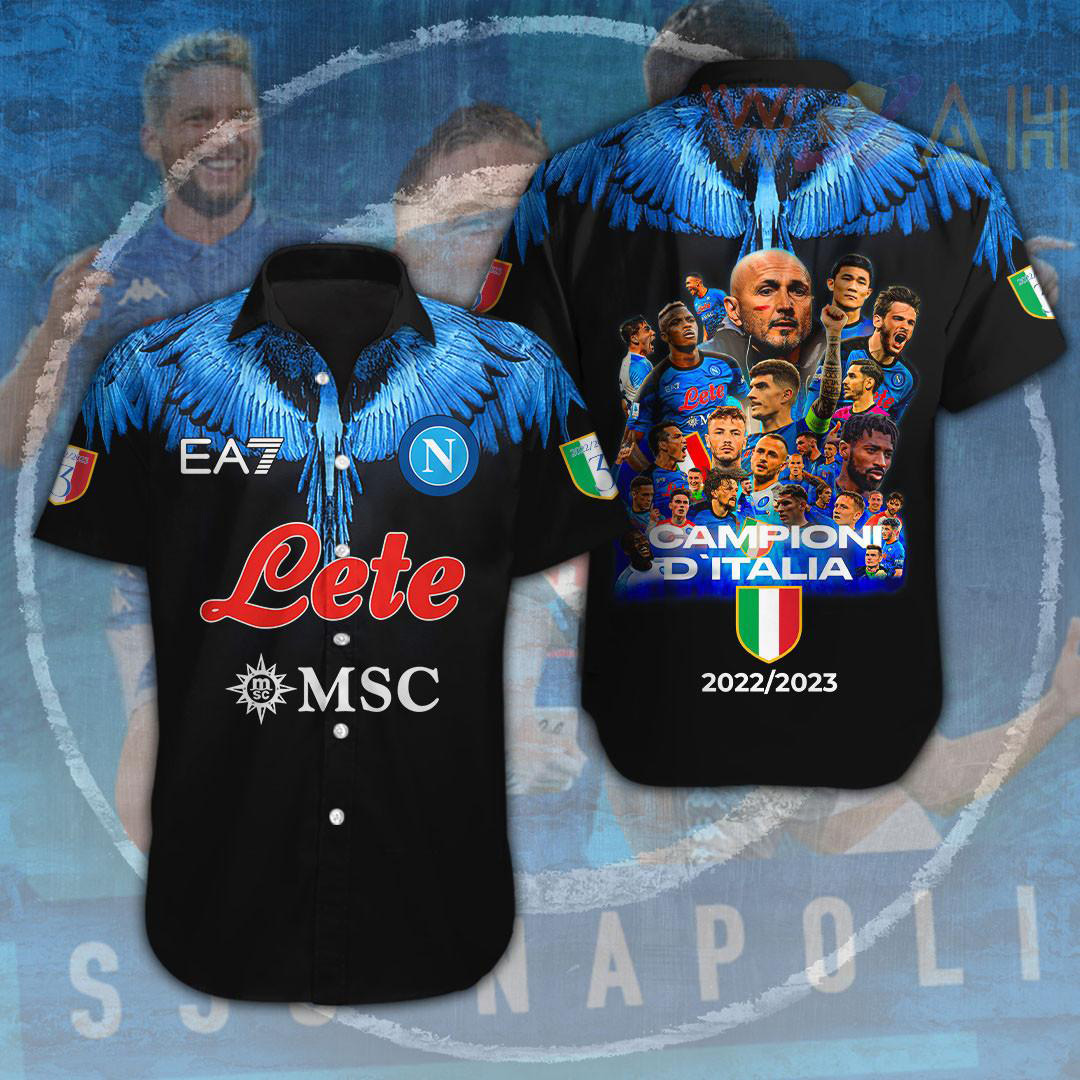 Ssc Napoli short sleeve dress shirts WOAHTEE17723S4