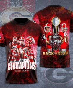 The best Georgia Bulldogs 3D T shirts 01