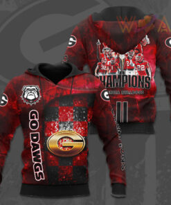 The best Georgia Bulldogs 3D hoodie 07
