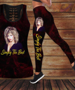 Tina Turner Tank Top Leggings set WOAHTEE29723S4